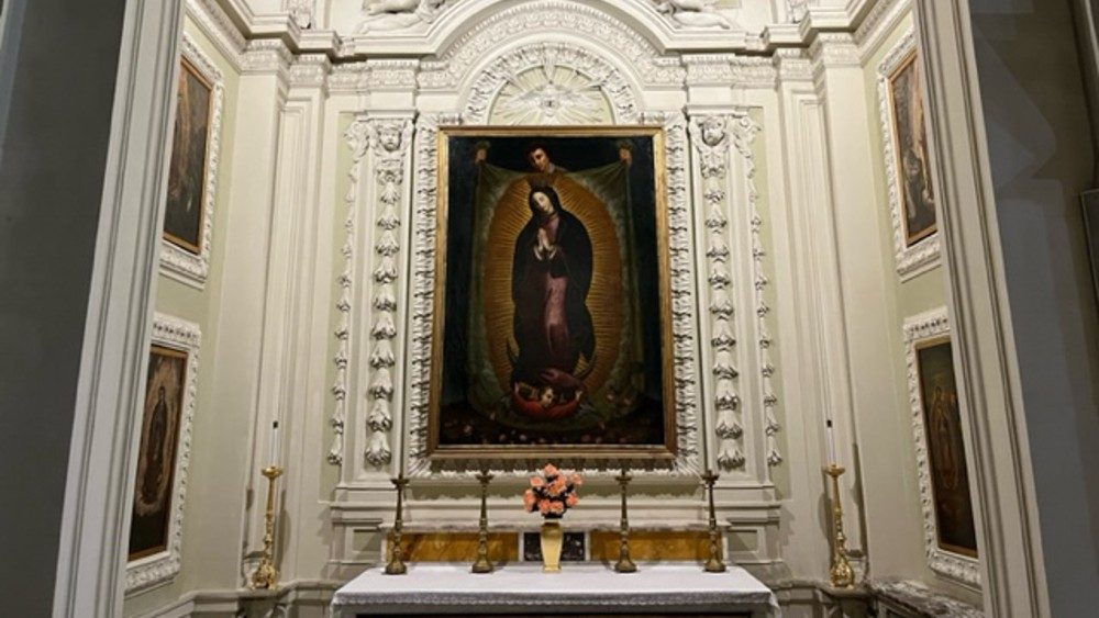 Esta es la imagen más antigua de la Virgen de Guadalupe en Roma - RIIAL
