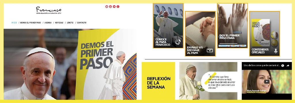 papa francisco en Colombia